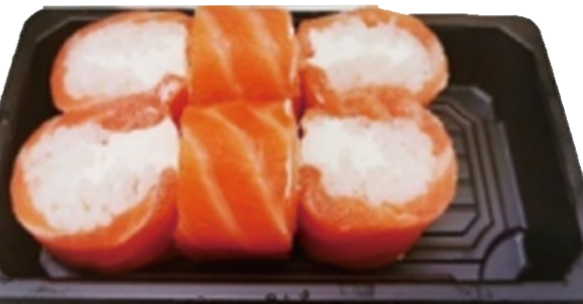 Cheese salmón roll
